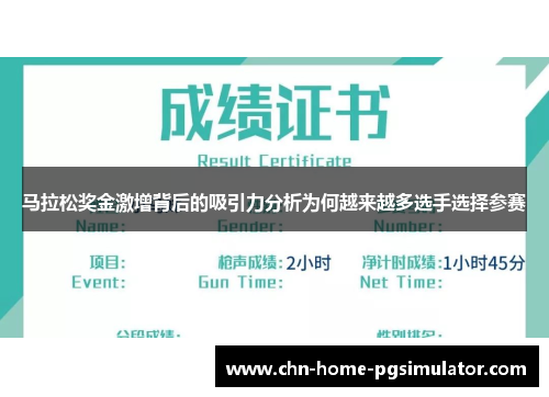 马拉松奖金激增背后的吸引力分析为何越来越多选手选择参赛